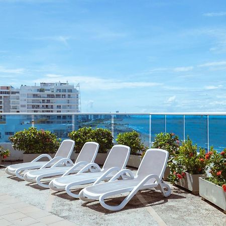 Luxury Apartment, Sector Morros, Vista Y Salida Al Mar Edificio Sunshine Cartagena Luaran gambar