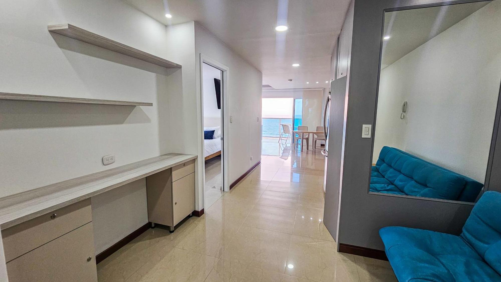 Luxury Apartment, Sector Morros, Vista Y Salida Al Mar Edificio Sunshine Cartagena Luaran gambar